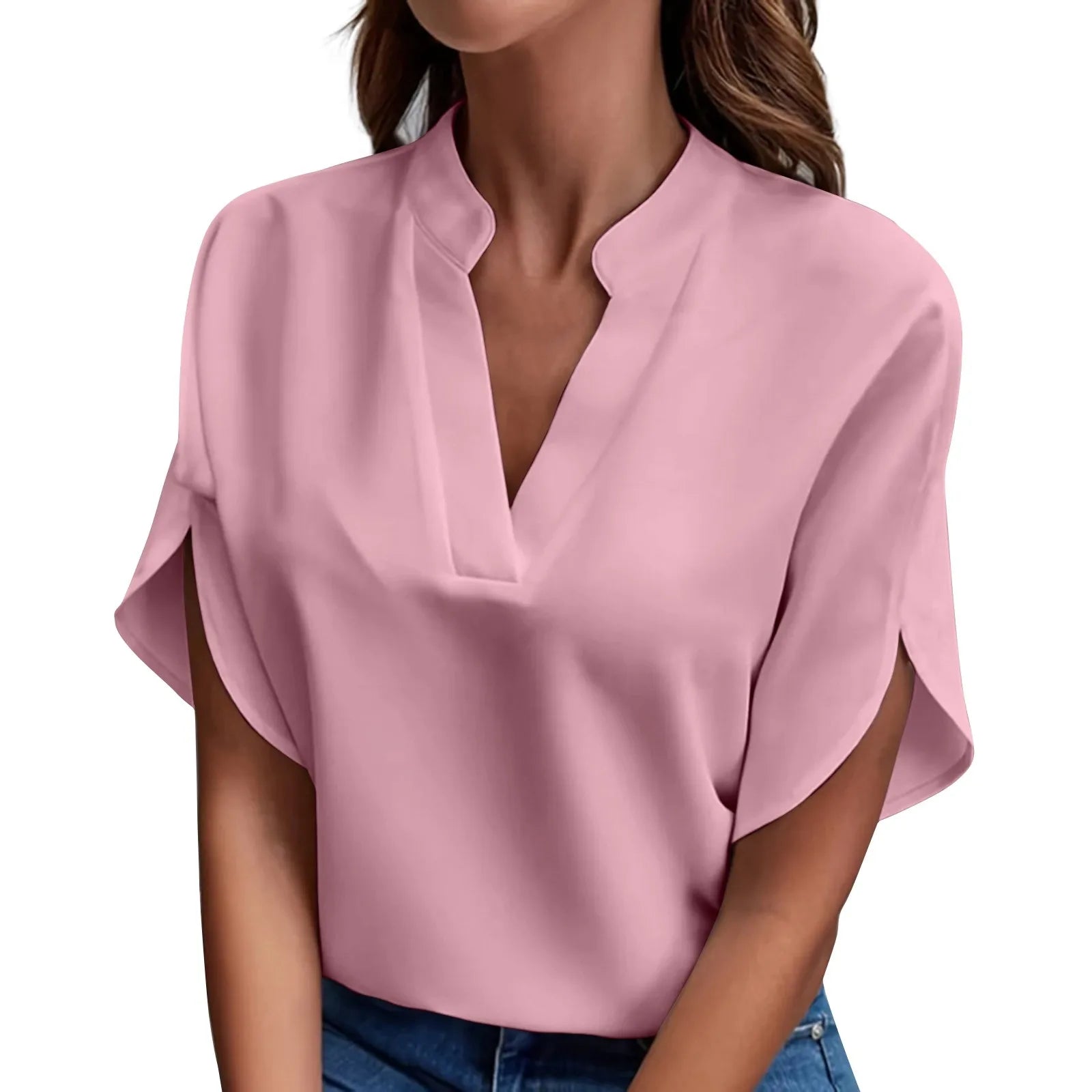 Elegant V-Neck Top