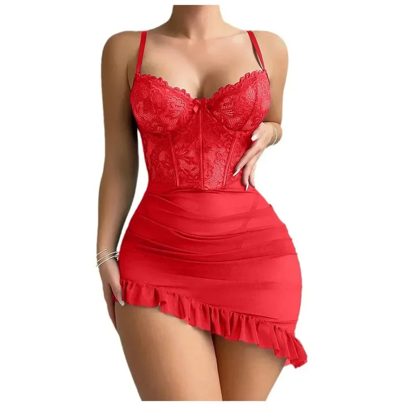 Transparent Underwire Fairy Lingerie Set