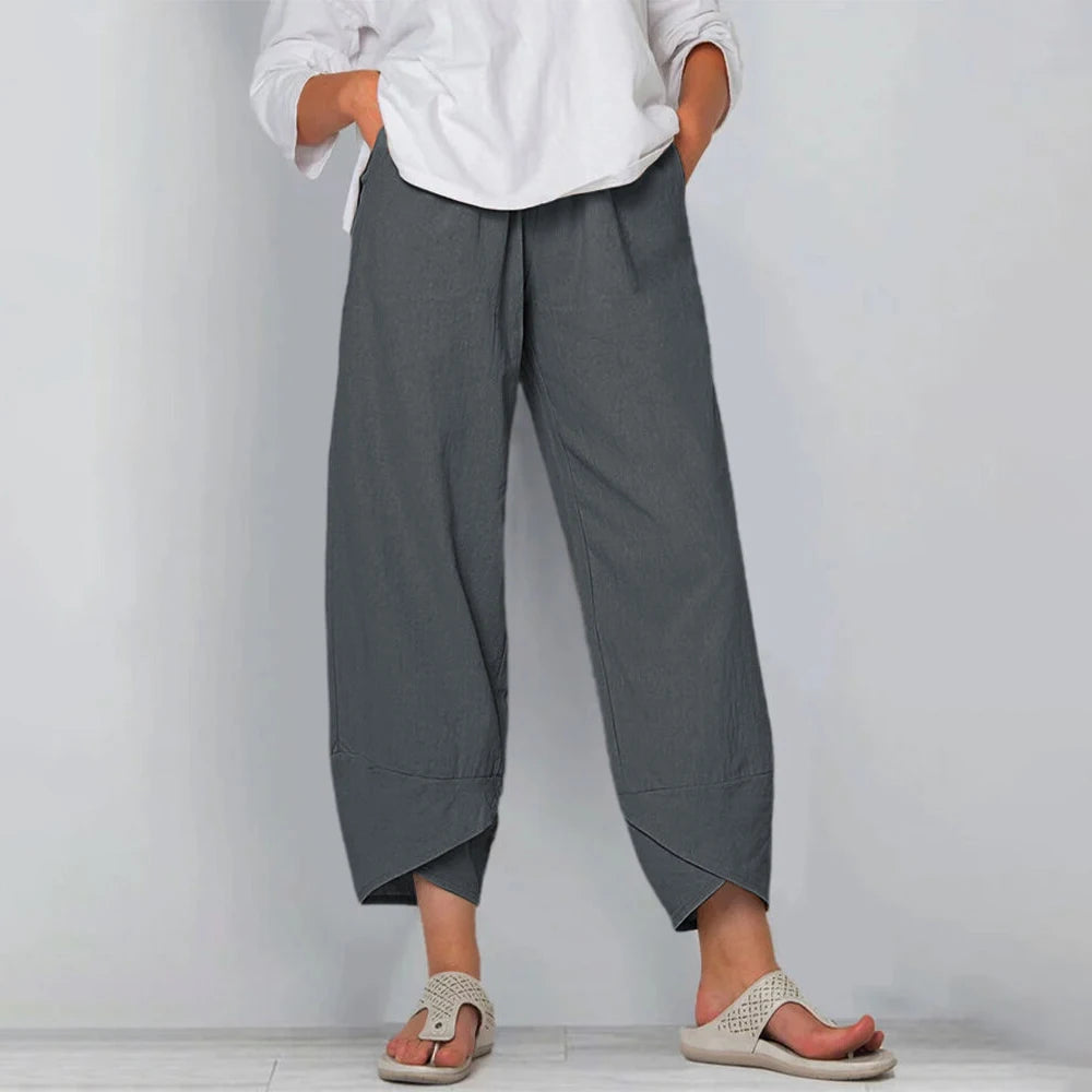 Breeze Cotton Linen Harem Pants