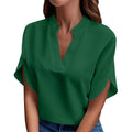 Elegant V-Neck Top