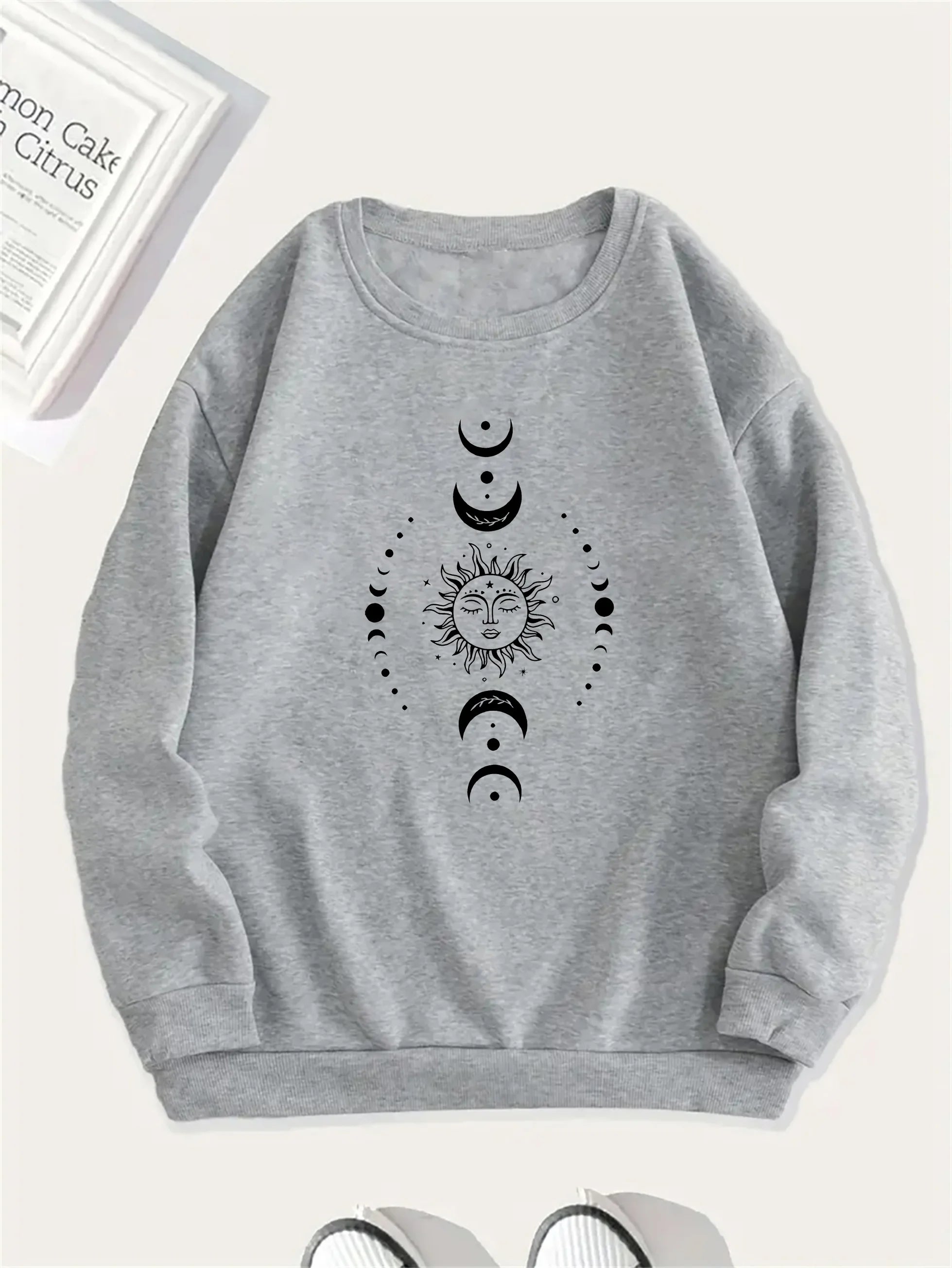 Celestial Moon & Stars Sweatshirt