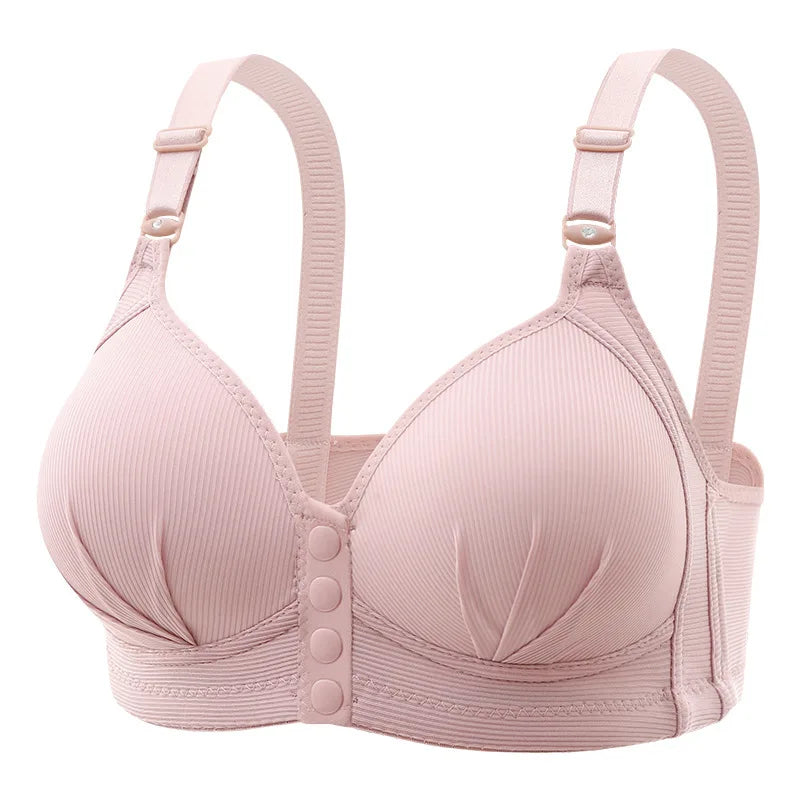 Plus-Size Front Buckle Push-Up Bra