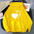 Heart Print Women's Hoodie
