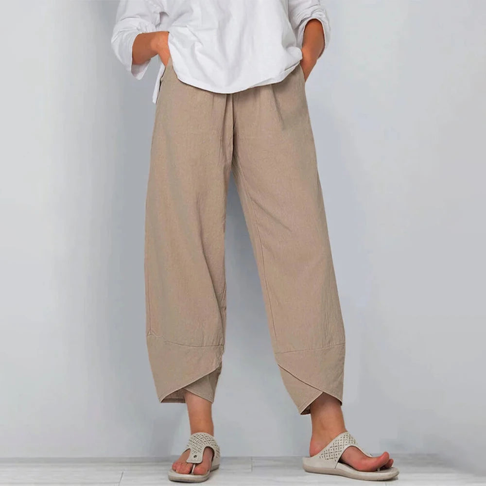 Breeze Cotton Linen Harem Pants