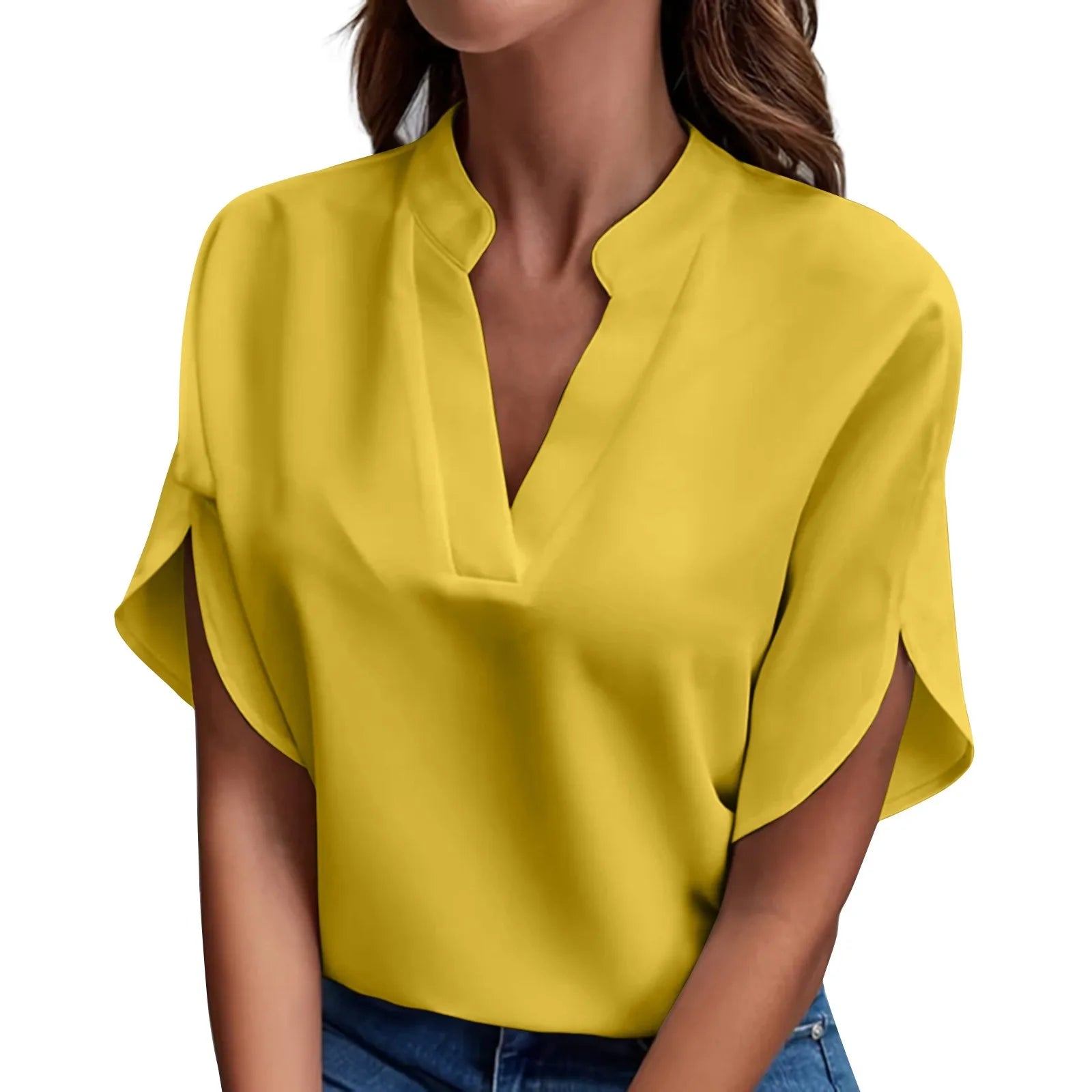 Elegant V-Neck Top