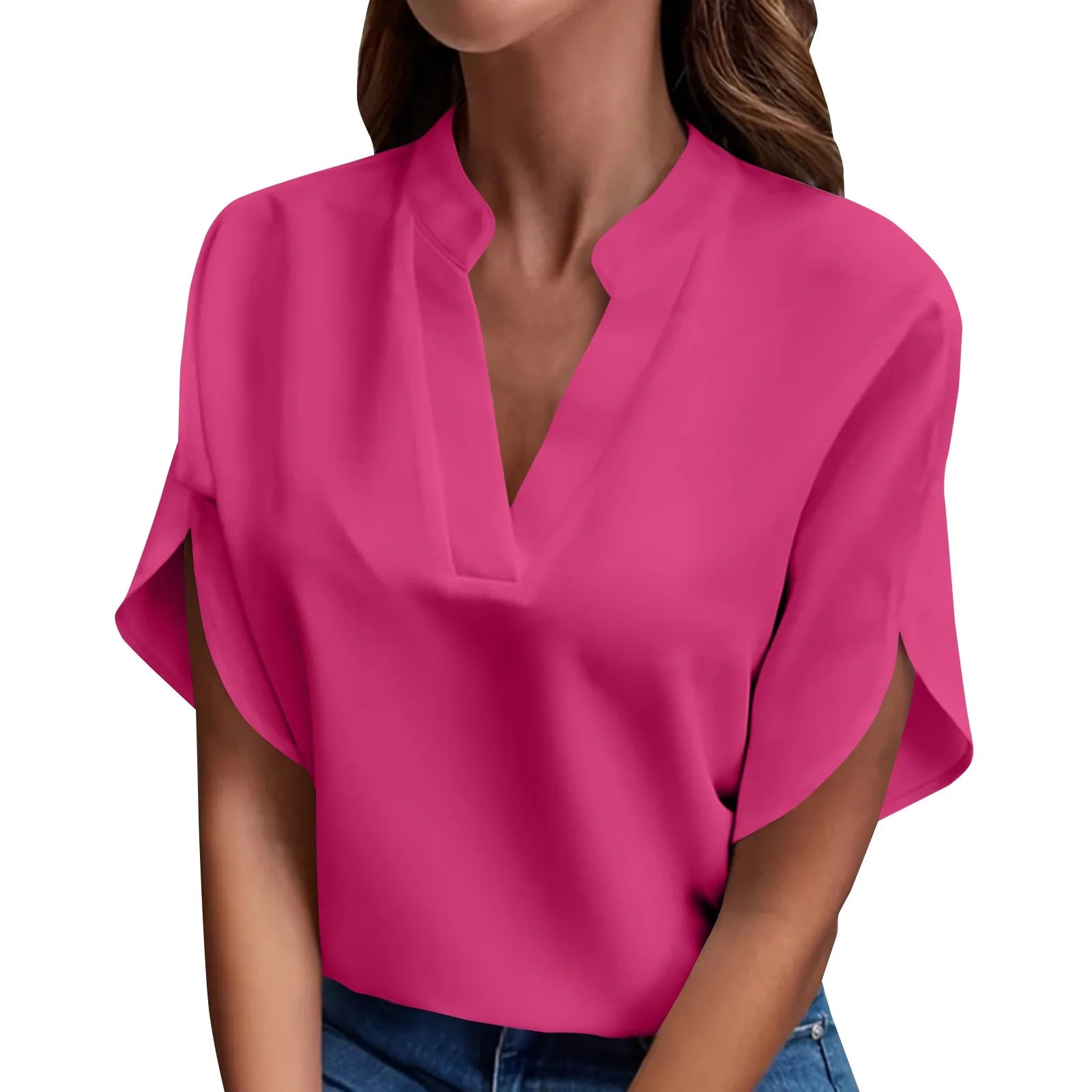 Elegant V-Neck Top