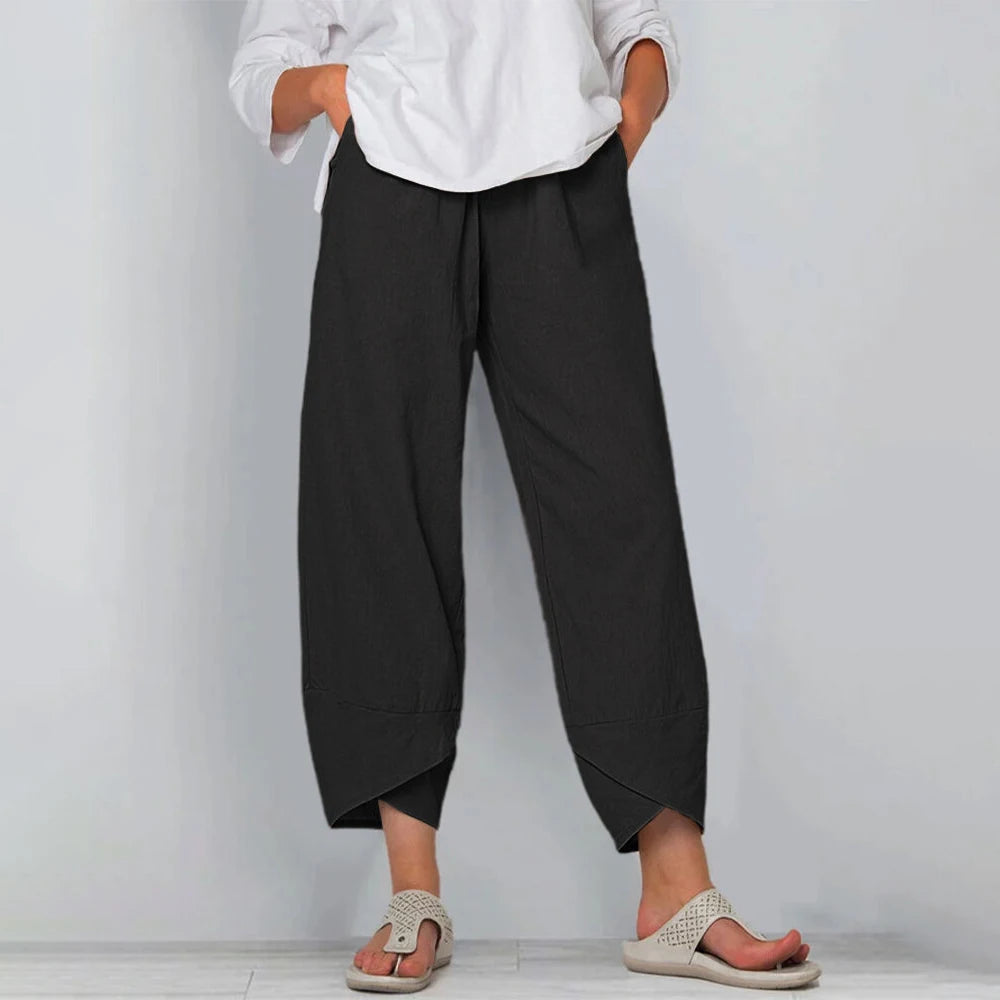 Breeze Cotton Linen Harem Pants