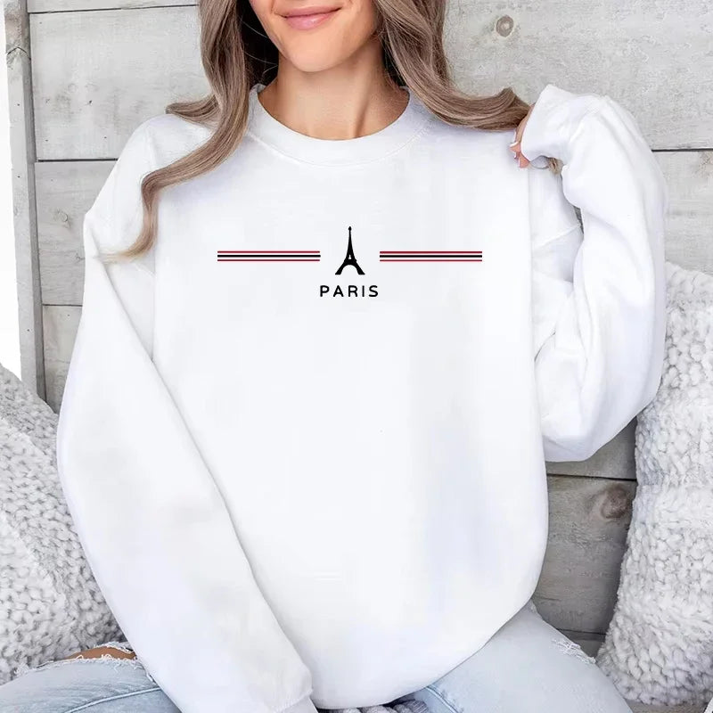 Women’s Printed O-Neck Sweatshirt