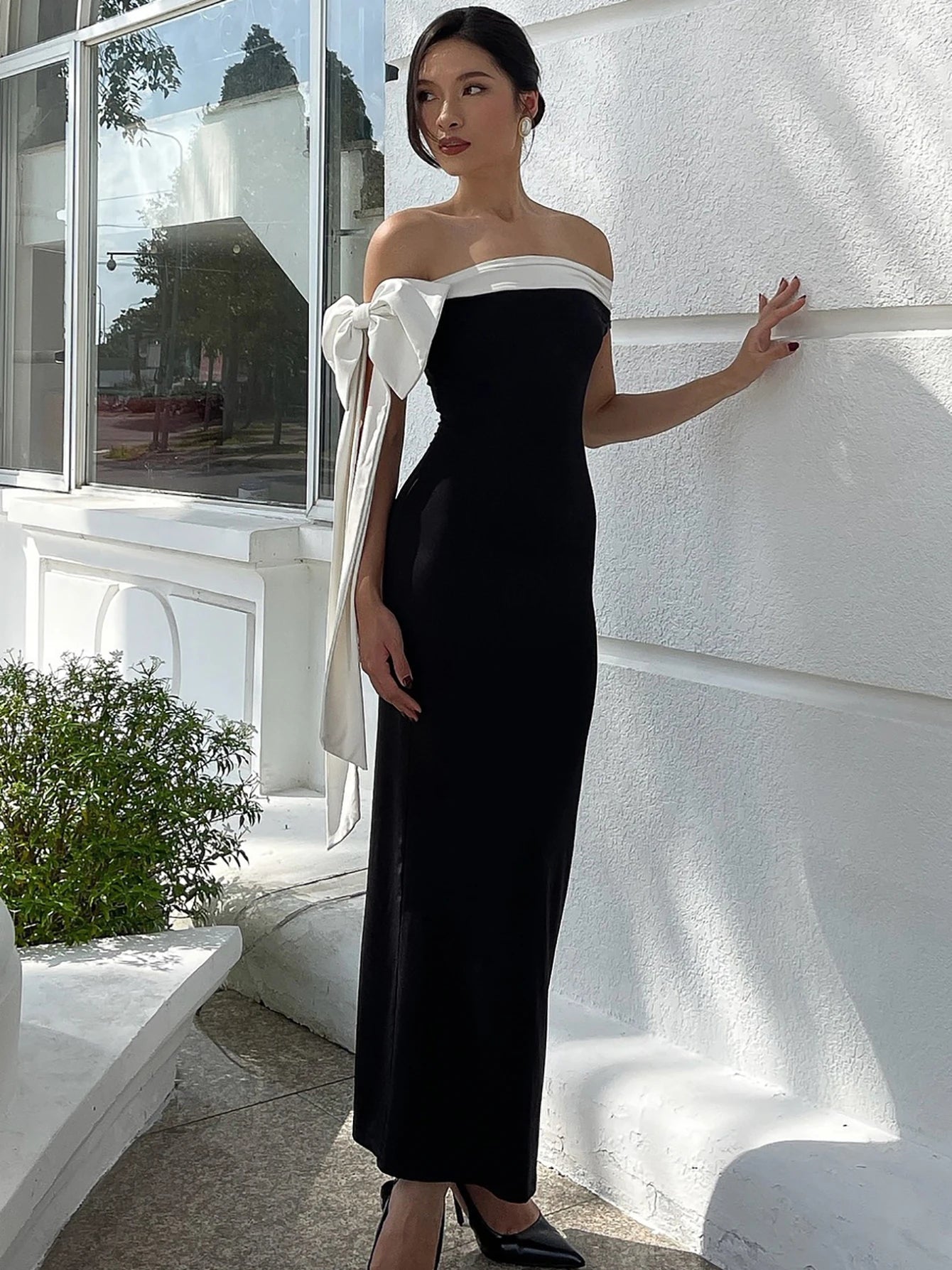 Bow Glam  Party Dress